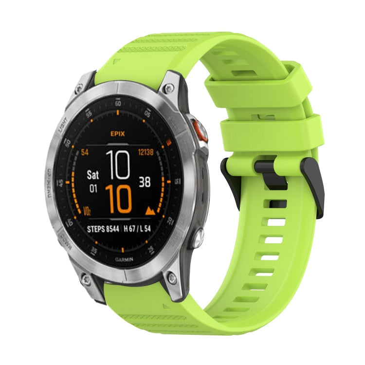 22mm Horizontal Texture Silicone Watch Band with Removal Tool, For Garmin Epix Gen 2, For Garmin Approach S62, For Garmin Fenix 6 GPS