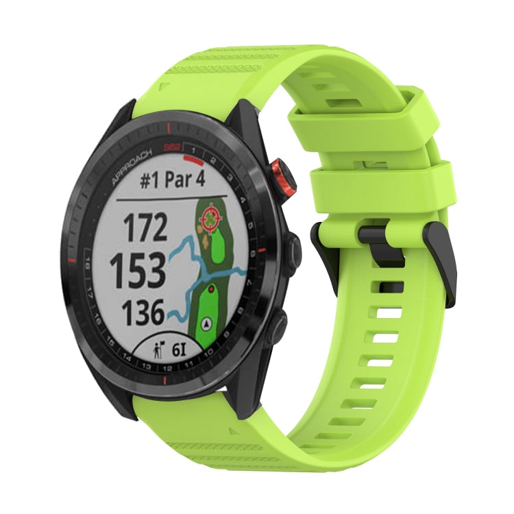 22mm Horizontal Texture Silicone Watch Band with Removal Tool, For Garmin Epix Gen 2, For Garmin Approach S62, For Garmin Fenix 6 GPS