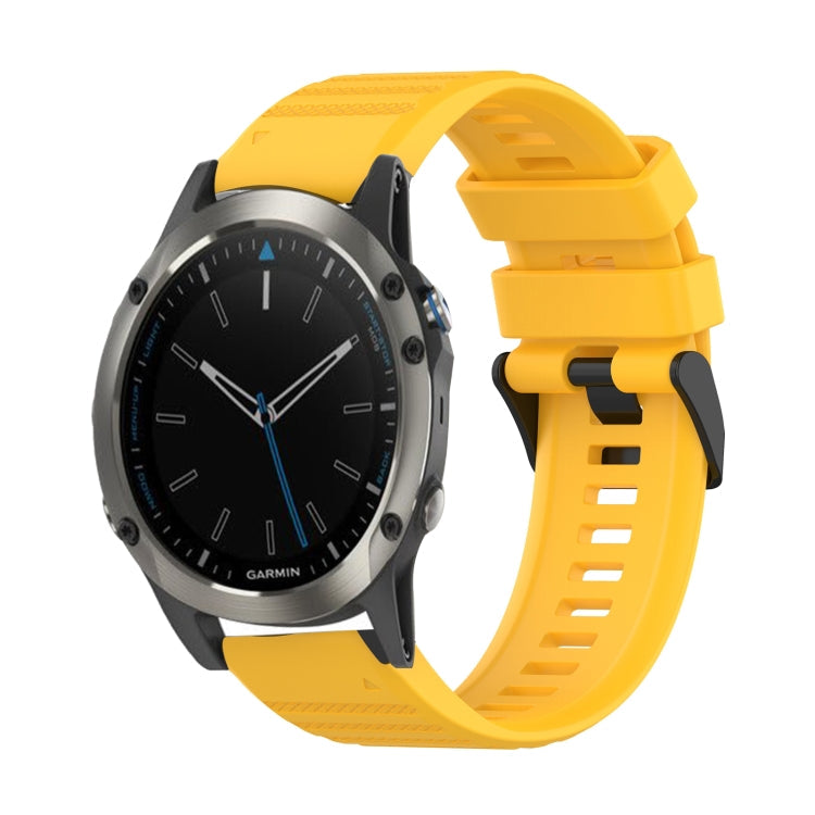 22mm Horizontal Texture Silicone Watch Band with Removal Tool, For Garmin Fenix 5 Plus, For Garmin Quatix 5, For Garmin Quatix 5 Sapphire