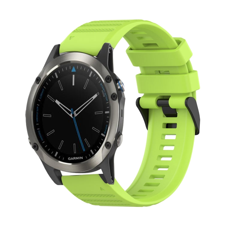 22mm Horizontal Texture Silicone Watch Band with Removal Tool, For Garmin Fenix 5 Plus, For Garmin Quatix 5, For Garmin Quatix 5 Sapphire