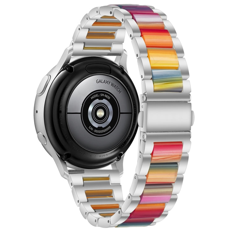 Interbead Resin Metal Watch Band, For Galaxy Watch 5 40 / 44mm