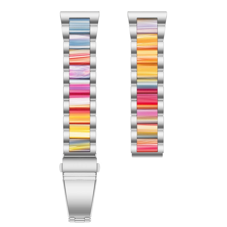 Interbead Resin Metal Watch Band, For Galaxy Watch 5 40 / 44mm