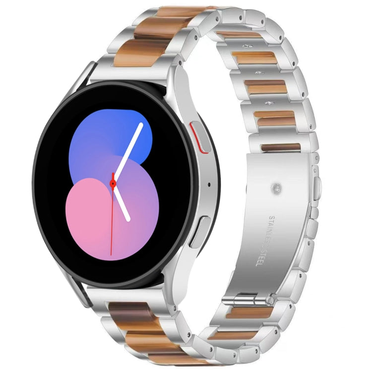 Interbead Resin Metal Watch Band, For Galaxy Watch 5 40 / 44mm