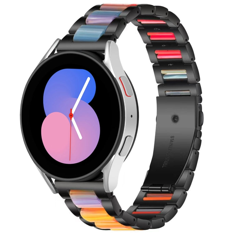 Interbead Resin Metal Watch Band, For Galaxy Watch 5 40 / 44mm