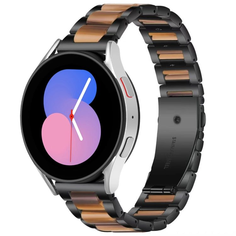 Interbead Resin Metal Watch Band, For Galaxy Watch 5 40 / 44mm