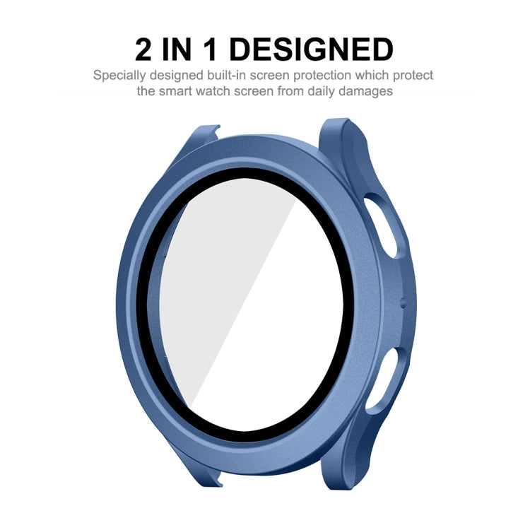 For Samsung Galaxy Watch4/5 40mm ENKAY Hat-Prince Waterproof Full Coverage PC Frame + 9H Tempered Glass Case