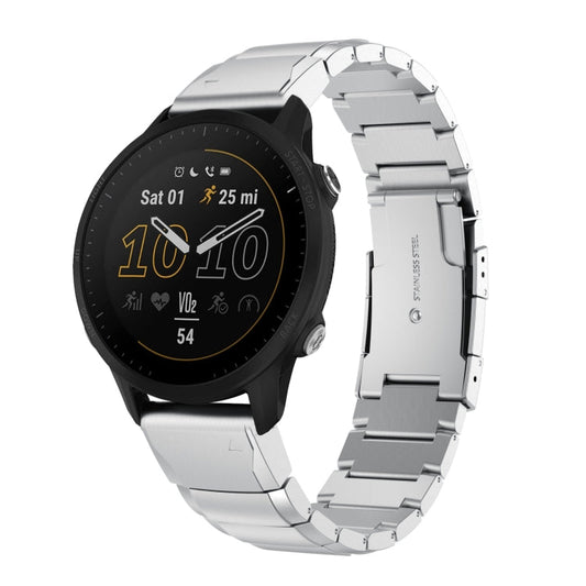 22mm Tortoise Shell Stainless Steel Watch Band, For Garmin Forerunner 955, For Garmin Forerunner 945, For Garmin Forerunner 935, For Garmin Instinct 2, For Garmin Instinct, For Garmin Descent G1, For Garmin Instinct Crossover                           ...