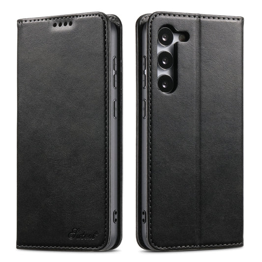 Suteni Calf Texture Horizontal Flip Leather Phone Case, For Samsung Galaxy S24 Ultra 5G, For Samsung Galaxy S24+ 5G, For Samsung Galaxy S24 5G, For Samsung Galaxy S23 Ultra 5G, For Samsung Galaxy S23+ 5G, For Samsung Galaxy S23 5G