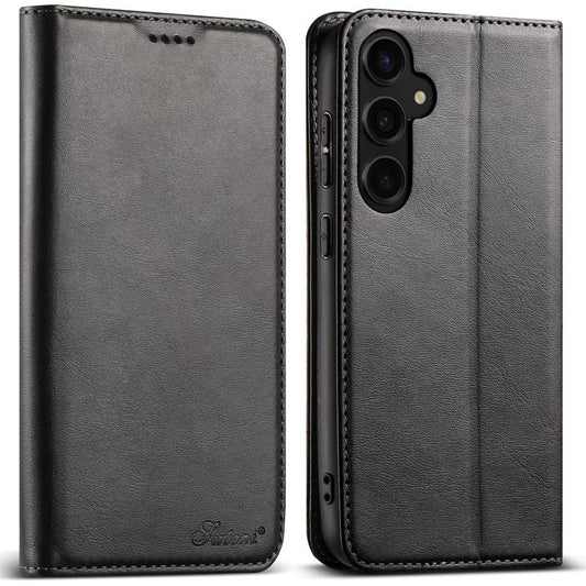 Suteni Calf Texture Horizontal Flip Leather Phone Case, For Samsung Galaxy S26+ 5G, For Samsung Galaxy S26 Ultra 5G, For Samsung Galaxy S26 5G, For Samsung Galaxy S25 5G, For Samsung Galaxy S25+ 5G, For Samsung Galaxy S25 Ultra 5G