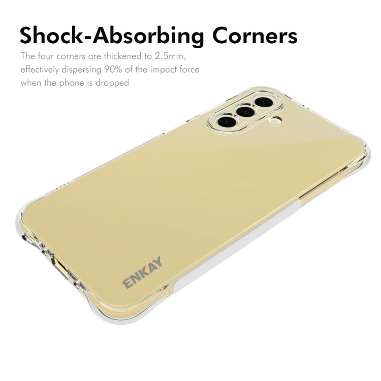 For Galaxy A26 5G ENKAY Hat-Prince Transparent TPU Shockproof Phone Case