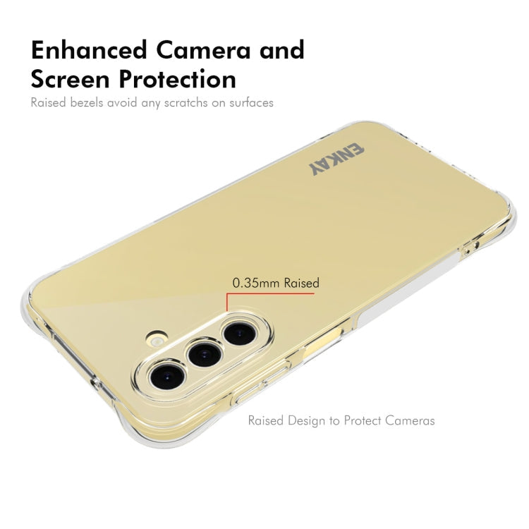 For Galaxy A26 5G ENKAY Hat-Prince Transparent TPU Shockproof Phone Case