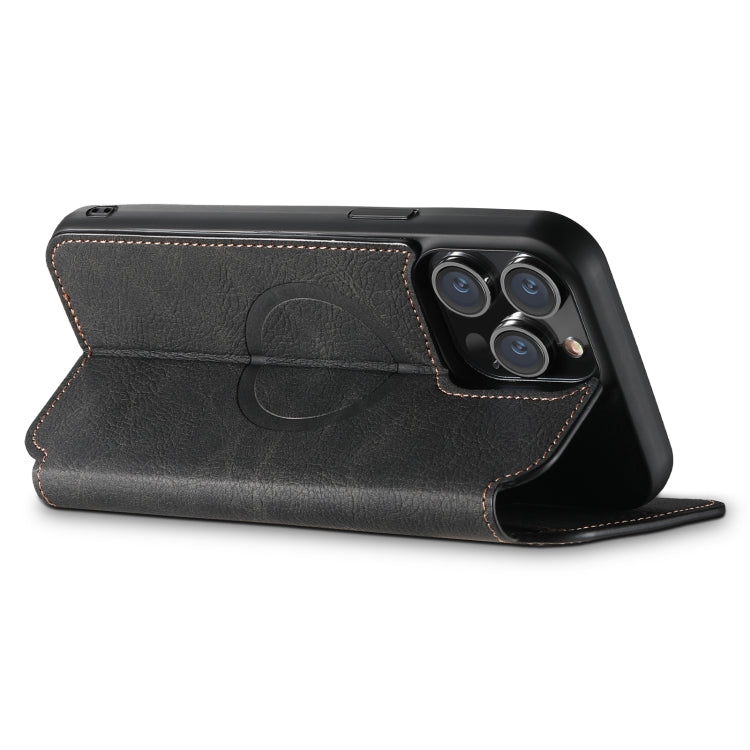Suteni J06 Multifunctional Leather Magnetic Magsafe Phone Case, For iPhone 14 Pro Max
