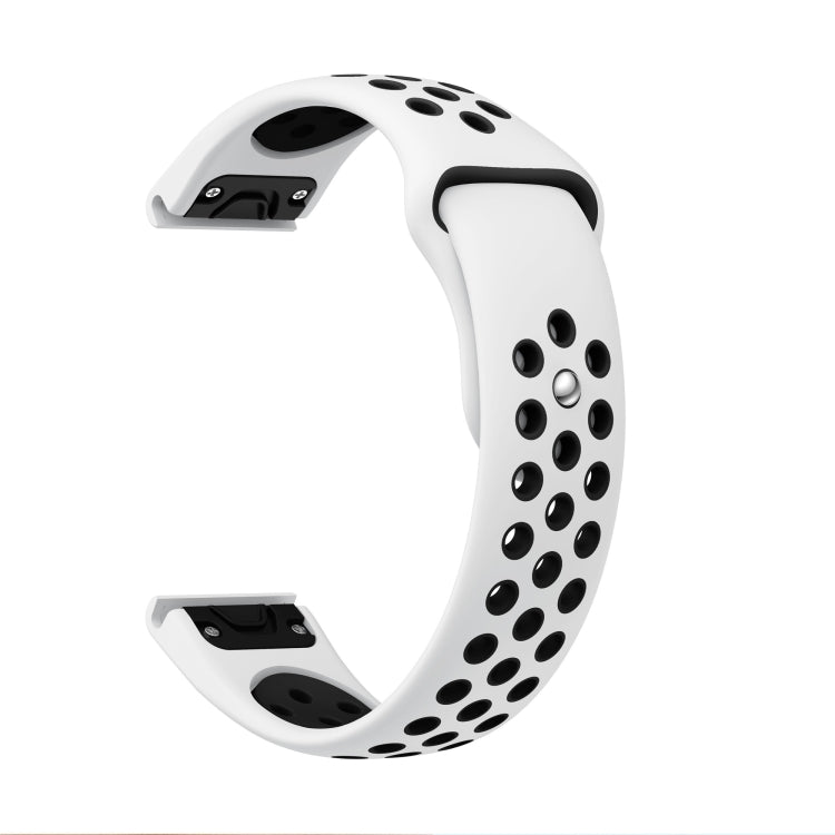 22mm Sports Breathable Silicone Watch Band, For Garmin EPIX Gen 2, For Garmin Approach S62