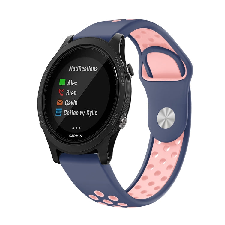 22mm Sports Breathable Silicone Watch Band, For Garmin Forerunner 945, For Garmin Forerunner 935
