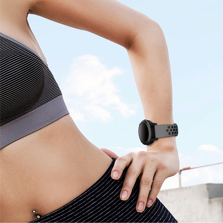 22mm Sports Breathable Silicone Watch Band, For Garmin Fenix 5 Plus, For Garmin Quatix 5