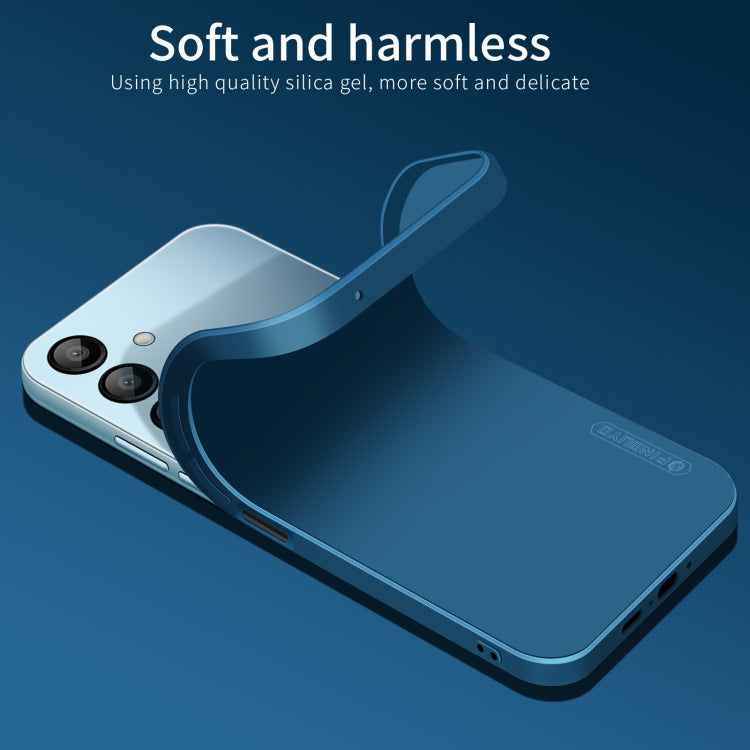 For Galaxy A26 5G PINWUYO Sense Series Liquid Silicone TPU Phone Case(Blue)
