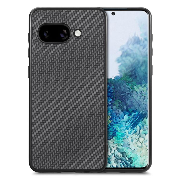Carbon Fiber Texture Leather Back Cover Phone Case, For Google Pixel 9 / 9 Pro, For Google Pixel 7a, For Google Pixel 6a, For Google Pixel 6 Pro