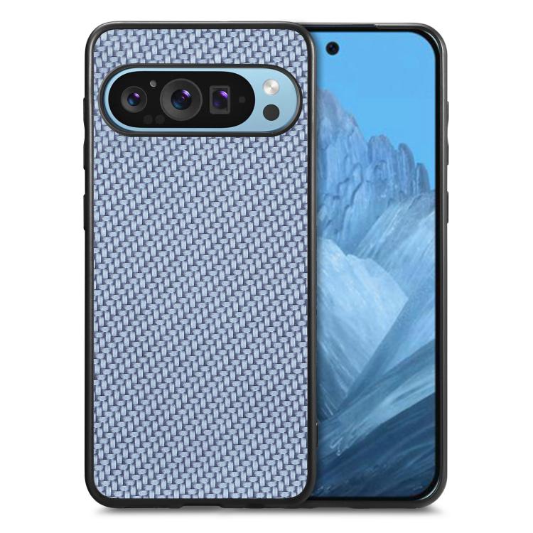 Carbon Fiber Texture Leather Back Cover Phone Case, For Google Pixel 9 / 9 Pro, For Google Pixel 7a, For Google Pixel 6a, For Google Pixel 6 Pro