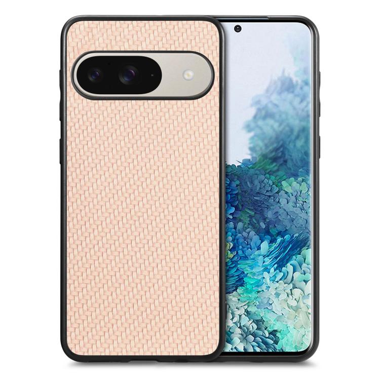 Carbon Fiber Texture Leather Back Cover Phone Case, For Google Pixel 10 Pro XL, For Google Pixel 10 / 10 Pro, For Google Pixel 9a, For Google Pixel 9 Pro XL