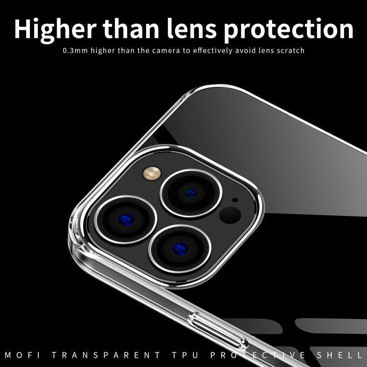 For iPhone 15 Pro Max MOFI Ming Series Ultra-thin TPU Phone Case(Transparent)