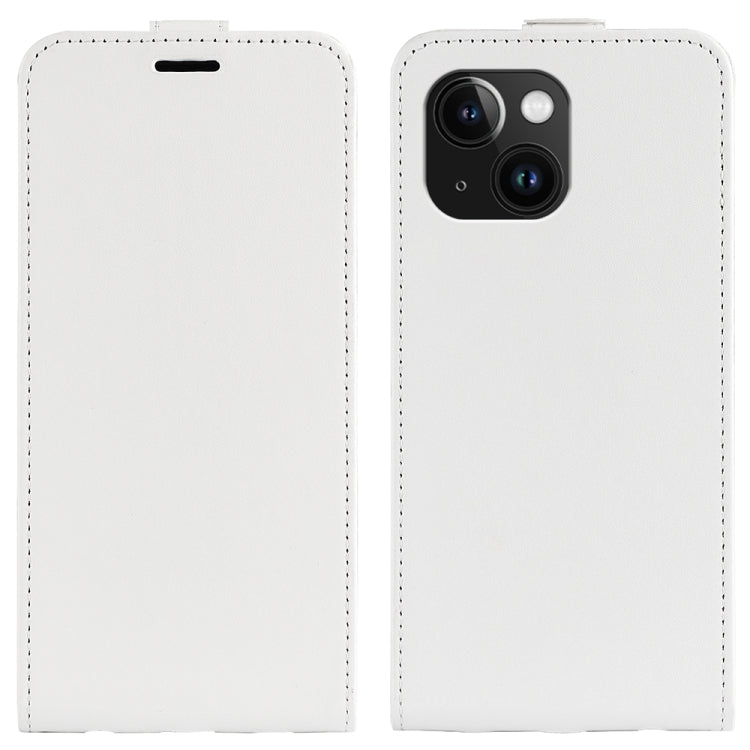 R64 Texture Single Vertical Flip Leather Phone Case, For iPhone 16 Pro, For iPhone 16 Plus, For iPhone 16, For iPhone 15 Pro Max, For iPhone 15 Pro, For iPhone 15 Plus
