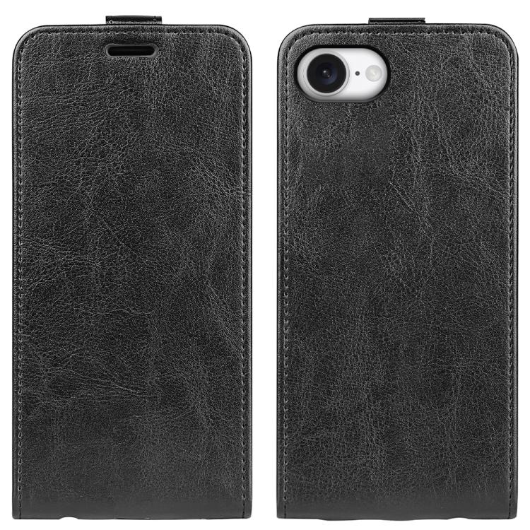 R64 Texture Single Vertical Flip Leather Phone Case, For iPhone 18 Pro / 17 Pro, For iPhone 18 Pro Max / 17 Pro Max, For iPhone 17e / 16e, For iPhone 17, For iPhone Air, For iPhone 16 Pro Max