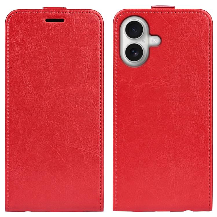 R64 Texture Single Vertical Flip Leather Phone Case, For iPhone 18 Pro / 17 Pro, For iPhone 18 Pro Max / 17 Pro Max, For iPhone 17e / 16e, For iPhone 17, For iPhone Air, For iPhone 16 Pro Max