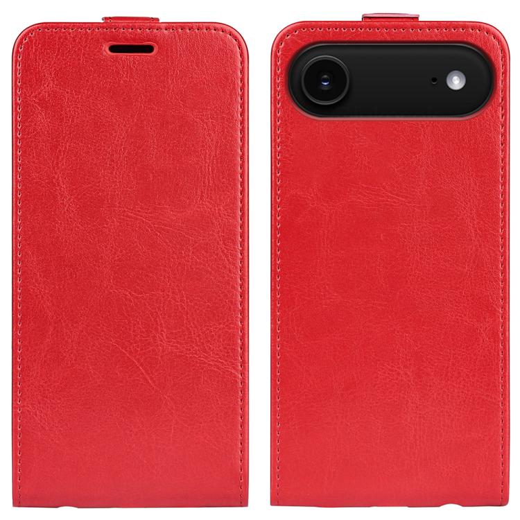R64 Texture Single Vertical Flip Leather Phone Case, For iPhone 18 Pro / 17 Pro, For iPhone 18 Pro Max / 17 Pro Max, For iPhone 17e / 16e, For iPhone 17, For iPhone Air, For iPhone 16 Pro Max