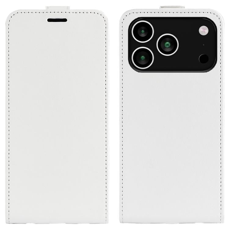R64 Texture Single Vertical Flip Leather Phone Case, For iPhone 18 Pro / 17 Pro, For iPhone 18 Pro Max / 17 Pro Max, For iPhone 17e / 16e, For iPhone 17, For iPhone Air, For iPhone 16 Pro Max