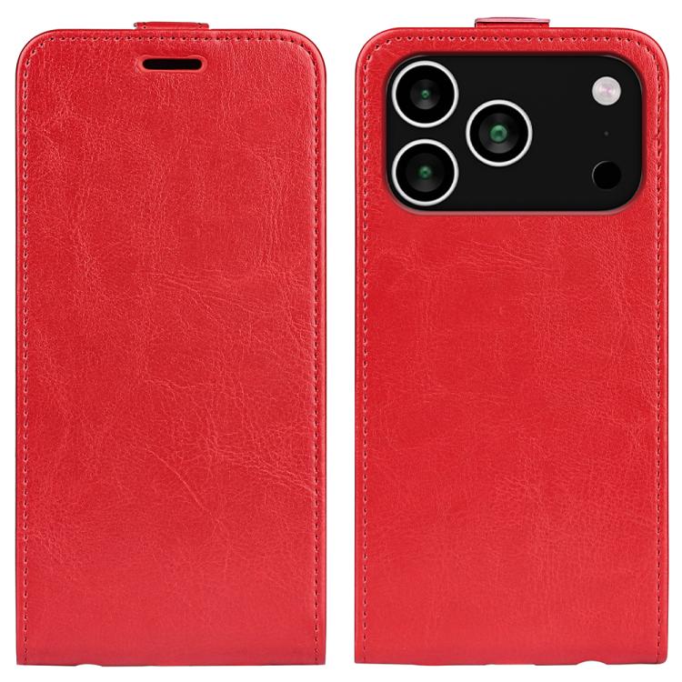 R64 Texture Single Vertical Flip Leather Phone Case, For iPhone 18 Pro / 17 Pro, For iPhone 18 Pro Max / 17 Pro Max, For iPhone 17e / 16e, For iPhone 17, For iPhone Air, For iPhone 16 Pro Max