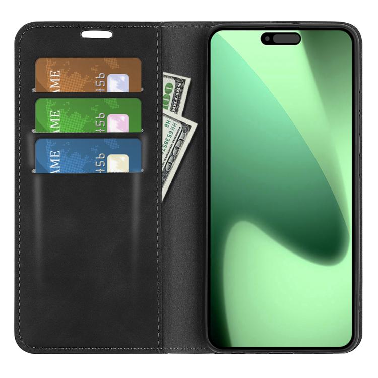 Retro-skin Magnetic Suction Leather Phone Case, For iPhone 17e / 16e, For iPhone 17 Pro Max, For iPhone 17 Pro, For iPhone 17