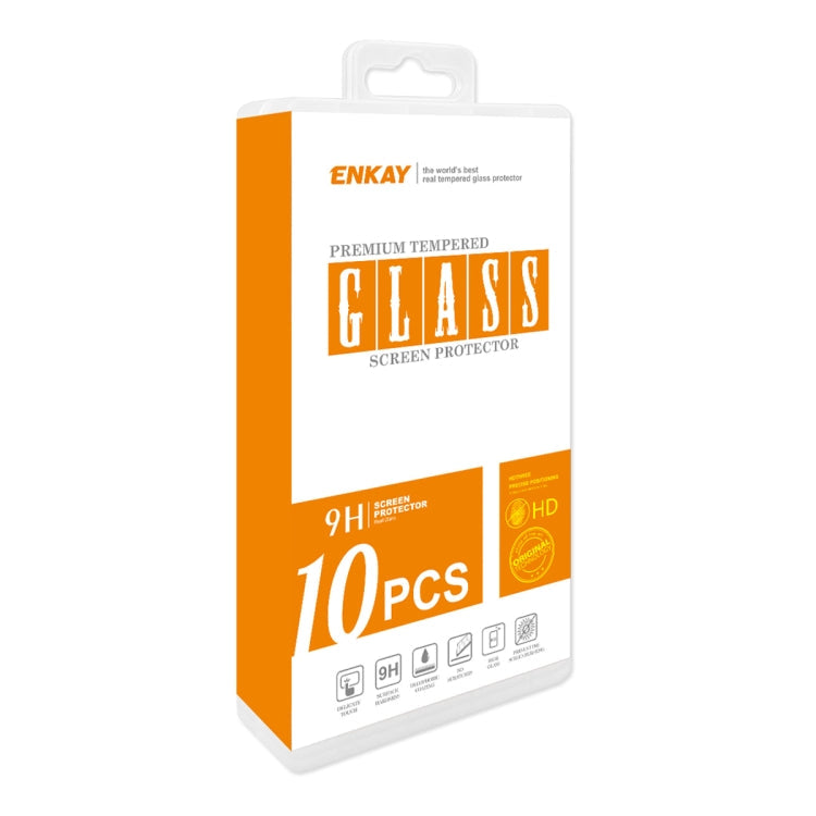 For Huawei nova 13 10pcs ENKAY Full Glue High Aluminum-silicon Tempered Glass Film