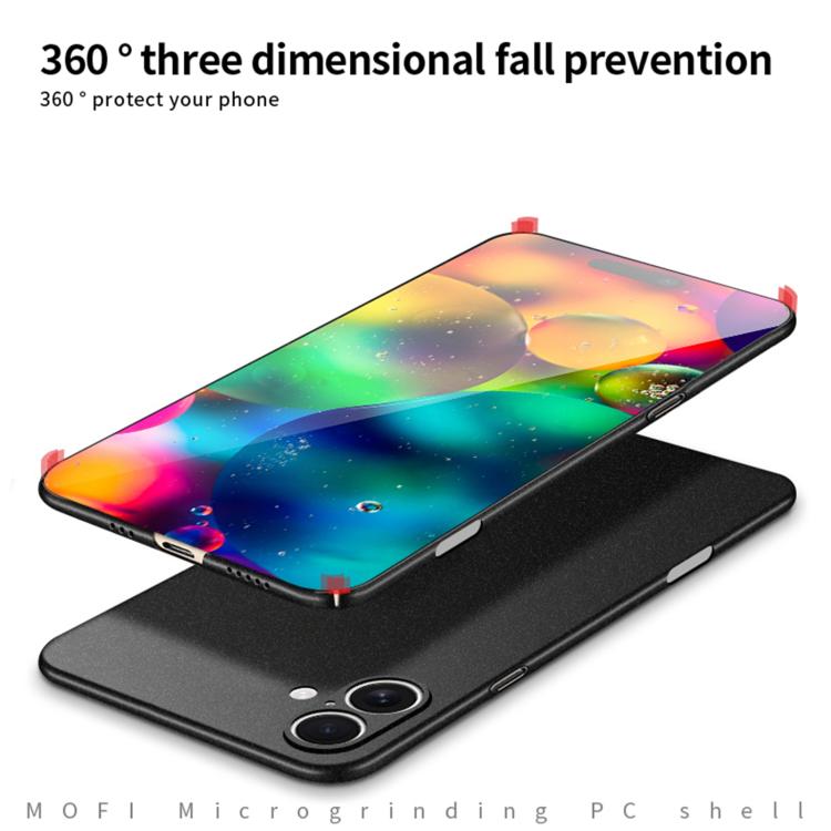MOFI Fandun Series Frosted PC Ultra-thin All-inclusive Phone Case, For iPhone Air, For iPhone 16 Pro Max, For iPhone 16 Pro, For iPhone 16 Plus