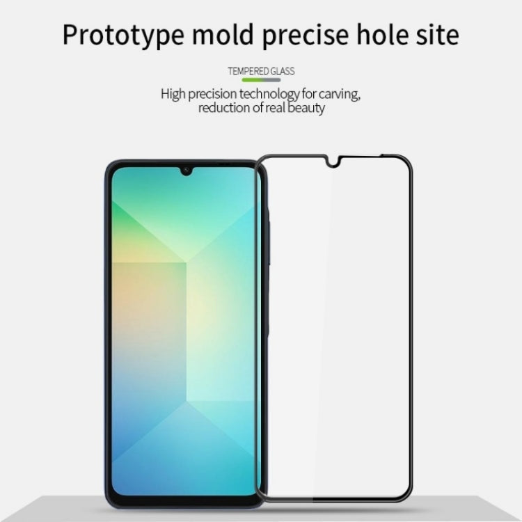 For Galaxy A26 PINWUYO 9H 3D Full Screen Explosion-proof Tempered Glass Film(Black)