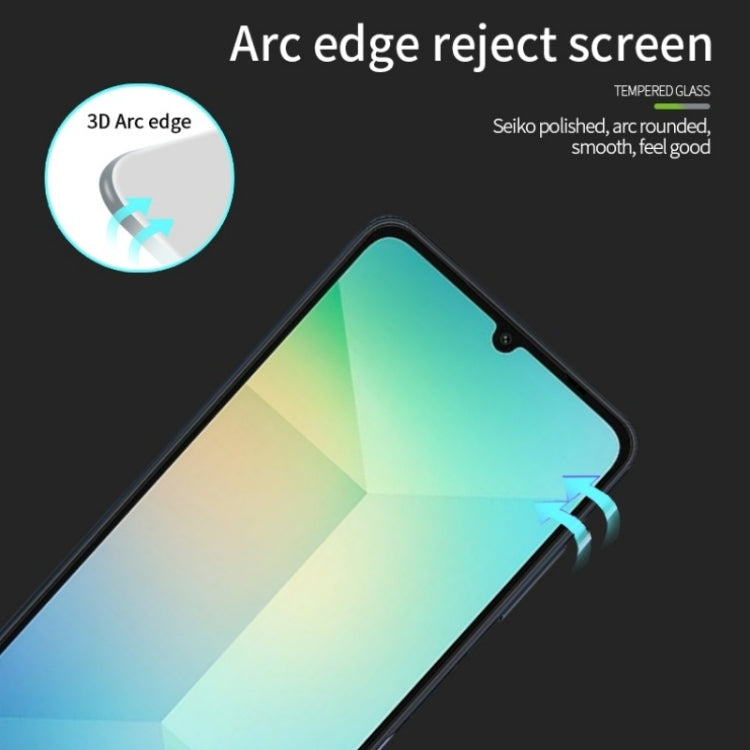 For Galaxy A26 PINWUYO 9H 3D Full Screen Explosion-proof Tempered Glass Film(Black)