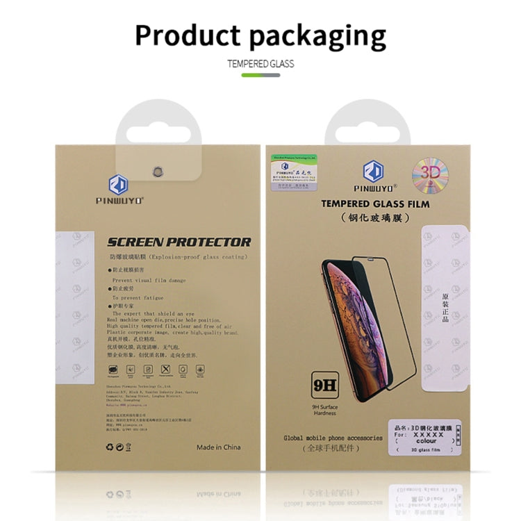 For Galaxy A26 PINWUYO 9H 3D Full Screen Explosion-proof Tempered Glass Film(Black)