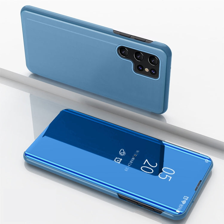 Plated Mirror Horizontal Flip Leather Phone Case with Holder, For Galaxy S25 5G, For Galaxy S25+ 5G, For Galaxy S25 Ultra 5G