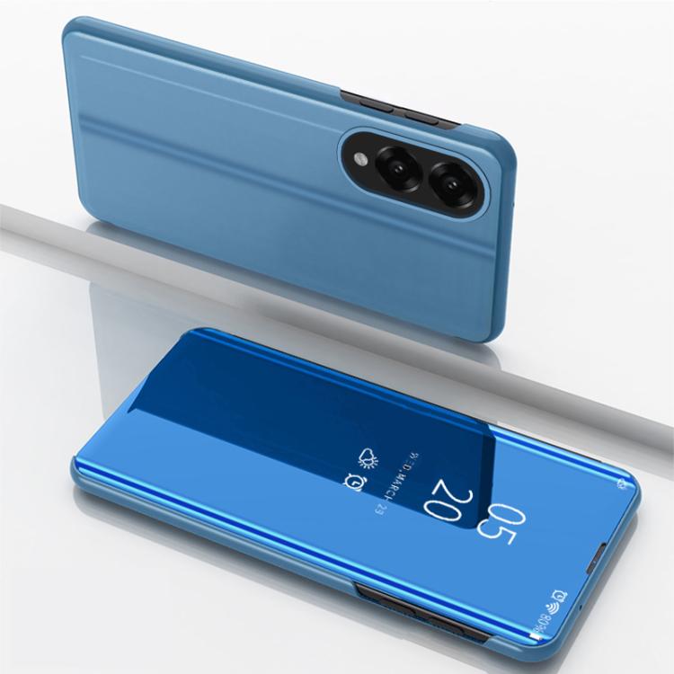 Plated Mirror Horizontal Flip Leather Phone Case with Holder, For Galaxy S25 FE 5G, For Galaxy A17 5G, For Galaxy S25 Edge 5G