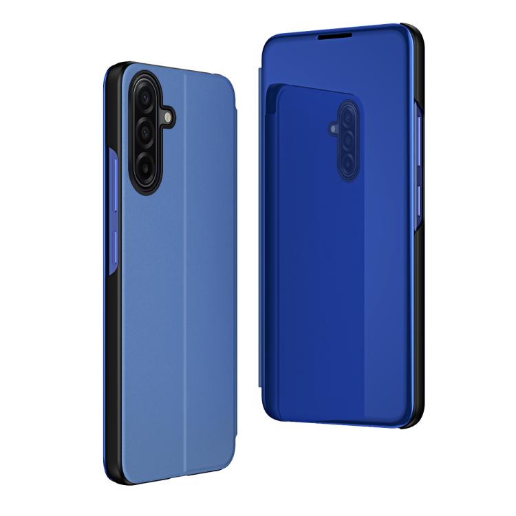 Plated Mirror Horizontal Flip Leather Phone Case with Holder, For Galaxy S25 FE 5G, For Galaxy A17 5G, For Galaxy S25 Edge 5G