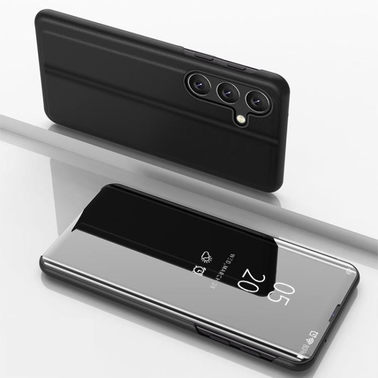 Plated Mirror Horizontal Flip Leather Phone Case with Holder, For Galaxy A57 5G, For Galaxy A37 5G, For Galaxy A27 5G
