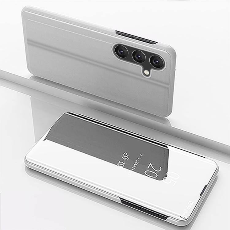 Plated Mirror Horizontal Flip Leather Phone Case with Holder, For Galaxy A57 5G, For Galaxy A37 5G, For Galaxy A27 5G