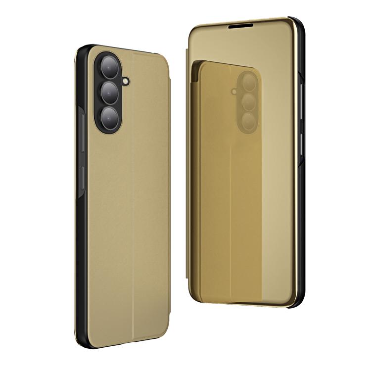 Plated Mirror Horizontal Flip Leather Phone Case with Holder, For Galaxy A57 5G, For Galaxy A37 5G, For Galaxy A27 5G