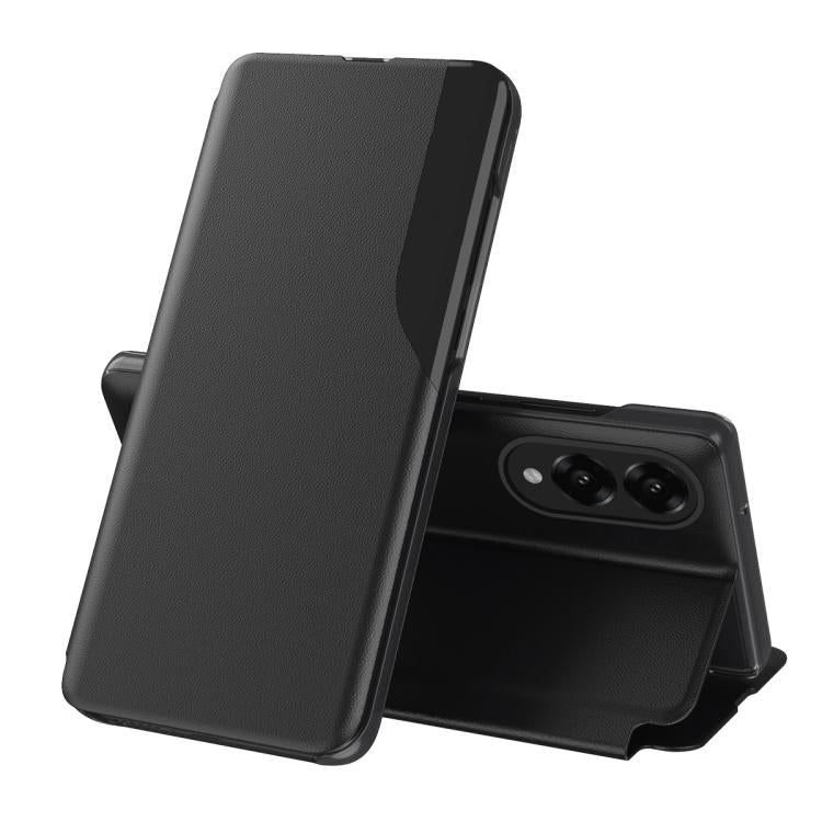 Attraction Flip Holder Leather Phone Case, For Galaxy S25 FE 5G, For Galaxy A07 5G, For Galaxy A17 5G, For Galaxy S25 Edge 5G