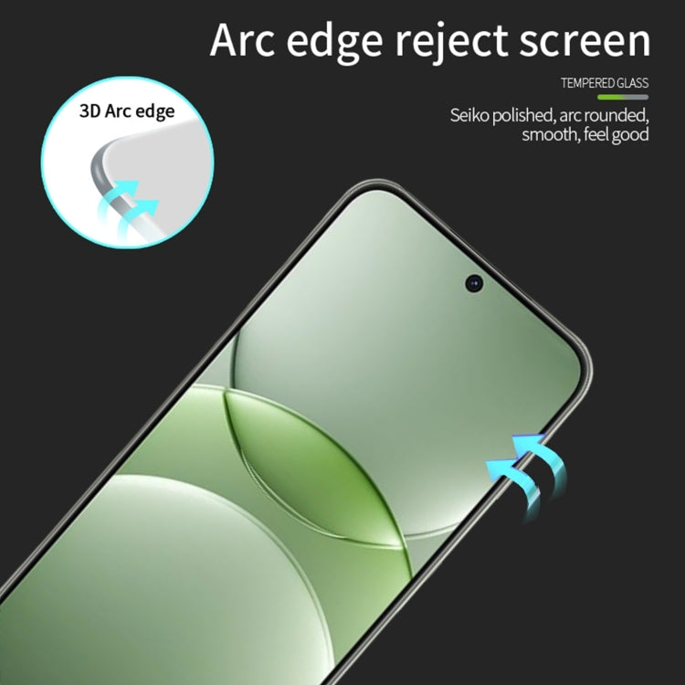 For Huawei nova 13 PINWUYO 9H 3D Curved Full Screen Explosion-proof Tempered Glass Film(Black)