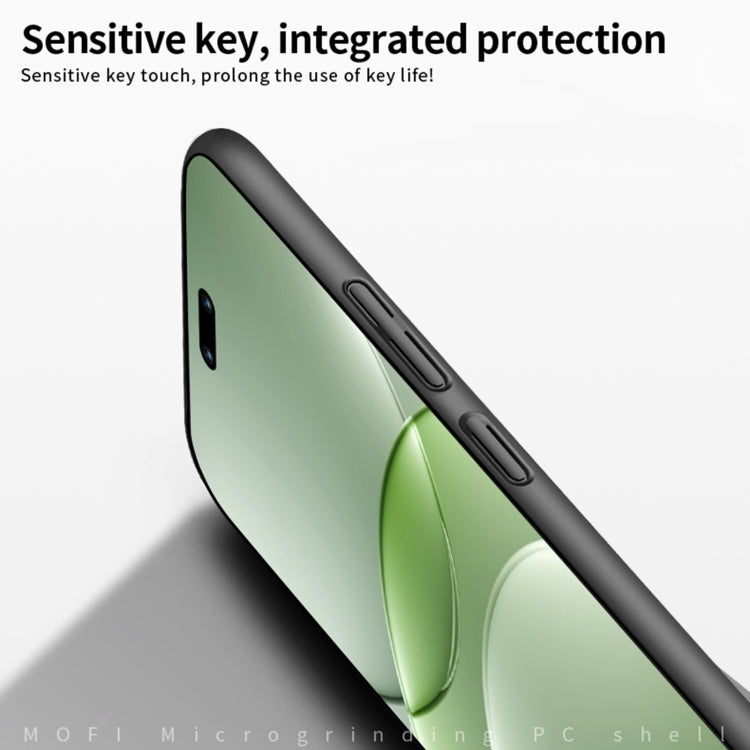 For Huawei nova 13 Pro MOFI Micro-Frosted PC Ultra-thin Hard Phone Case(Black)