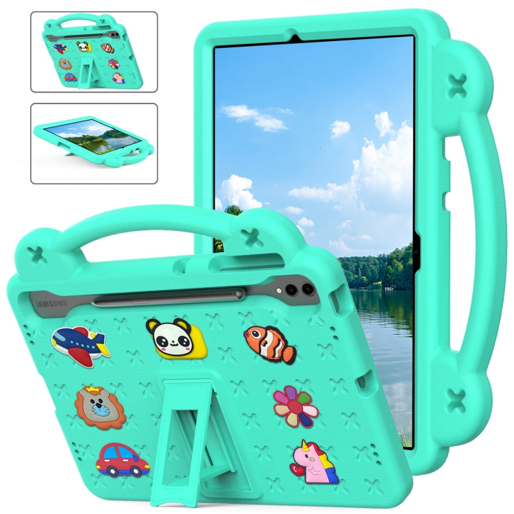 Handle Kickstand Children EVA Shockproof Tablet Case, For Samsung Galaxy Tab S9 FE / X510N, For Samsung Galaxy Tab S9 X710/X716B, For Samsung Galaxy Tab S9+ 12.4 X810, For Samsung Galaxy Tab S8+ 12.4 X800/X806