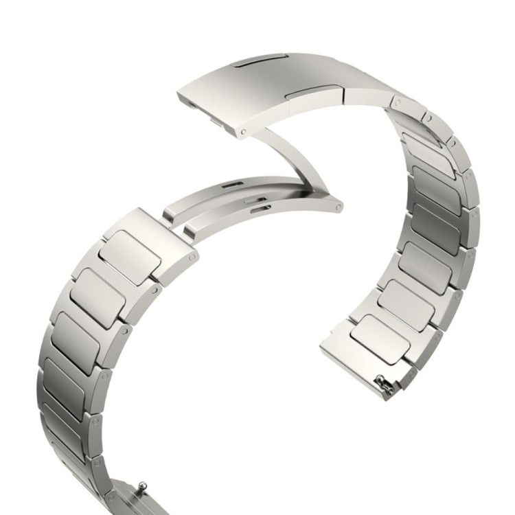 22mm I-Shaped Titanium Alloy Watch Band, For Honor Watch GS 3, For Huawei Watch GT3 46mm, For Huawei Watch GT Runner, For Huawei Watch 3 Pro, For Huawei Watch 3, For Huawei GT2 Pro, For Huawei GT2 46mm