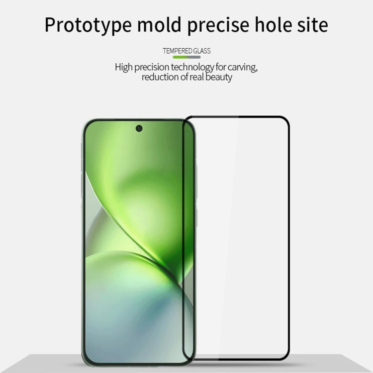For vivo X200 Pro mini PINWUYO 9H 2.5D Full Screen Tempered Glass Film(Black)