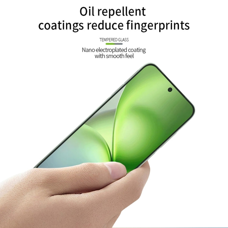 For vivo X200 Pro mini PINWUYO 9H 2.5D Full Screen Tempered Glass Film(Black)