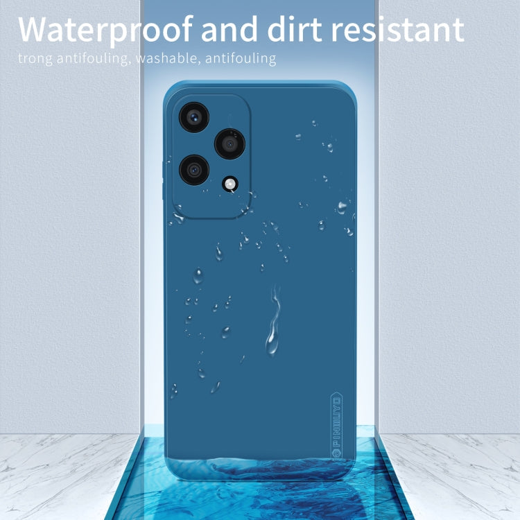 For Honor 200 Lite Global PINWUYO Sense Series Liquid Silicone TPU Phone Case(Black)